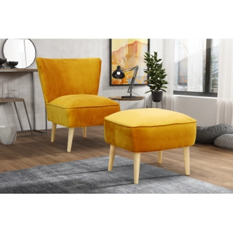 Křeslo CHADA, žluté