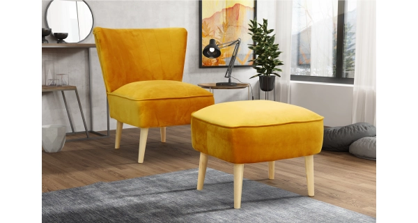 Křeslo CHADA, žluté