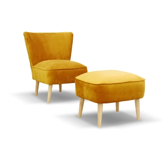 Křeslo CHADA, žluté