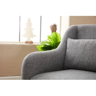 Křeslo DARYAN, šedá