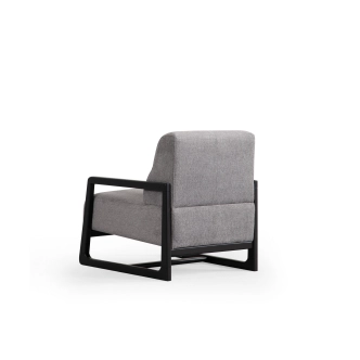 Křeslo DRILEM, světle šedá