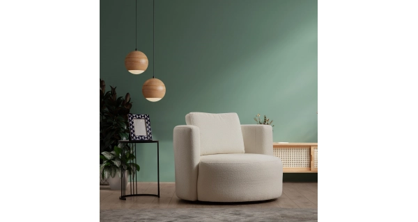 Křeslo DRILON, krémová