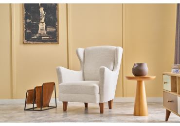 Křeslo DRITRE, krémová