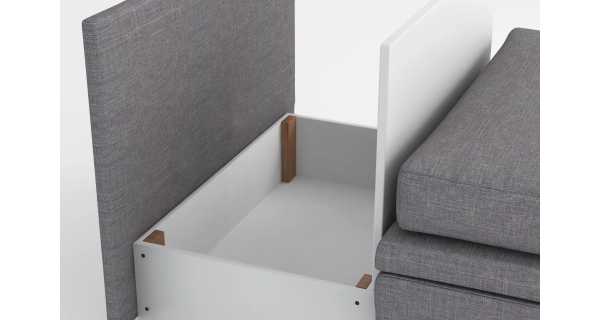 Křeslo ELPENOR, šedá látka