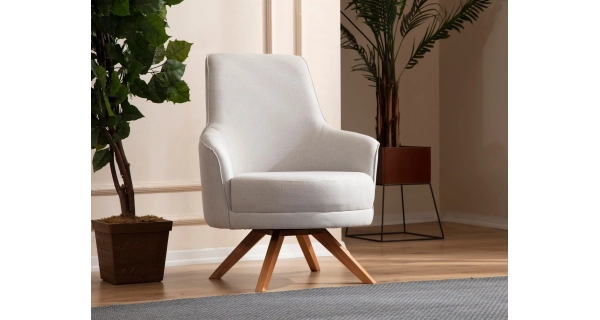 Křeslo GRALAN, krémová