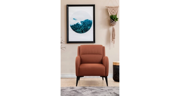 Křeslo GRALEM, cihlová