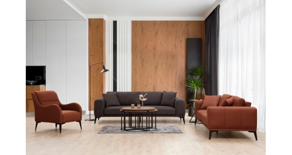 Křeslo GRALEM, cihlová