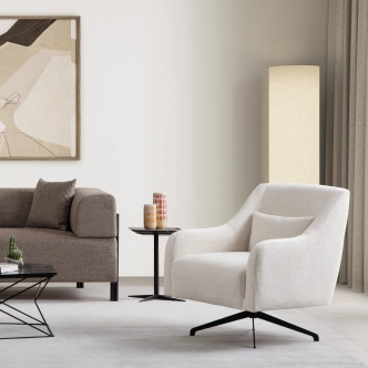 Křeslo GRIMLOR, bílá