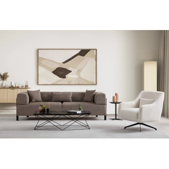 Křeslo GRIMLOR, bílá