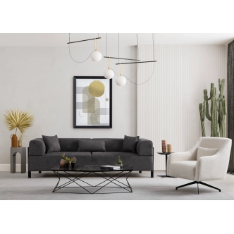 Křeslo GRIMLOR, bílá