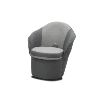 Křeslo JENSEN 4, světle šedá látka/šedá látka