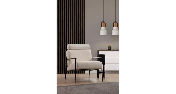 Křeslo KALSAR, béžová