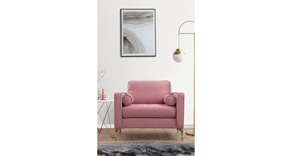 Křeslo KALTRE, růžová