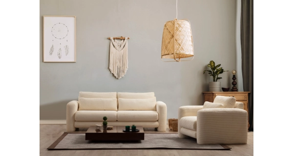 Křeslo KALVEL, béžová