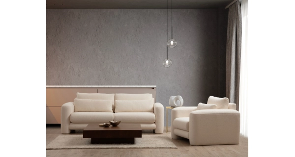 Křeslo KALVEL, krémová