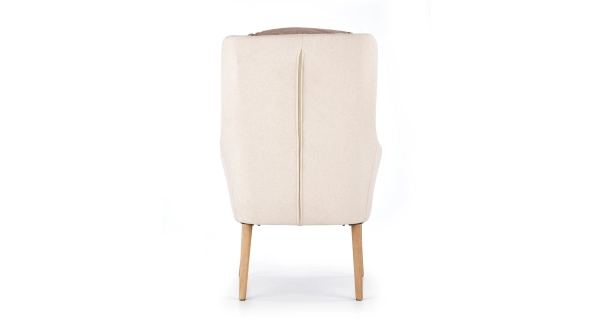 Křeslo KANAMARU, béžová/hnědá