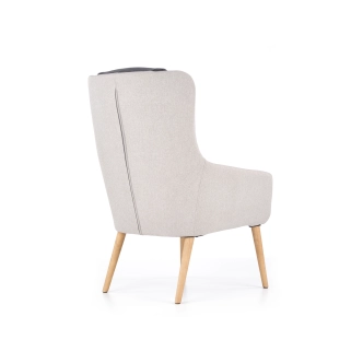 Křeslo KANAMARU, světle šedá/tmavě šedá