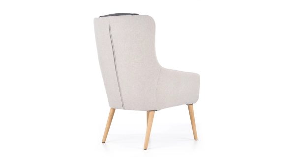 Křeslo KANAMARU, světle šedá/tmavě šedá