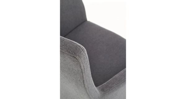 Křeslo KUPERUS, tmavě šedá