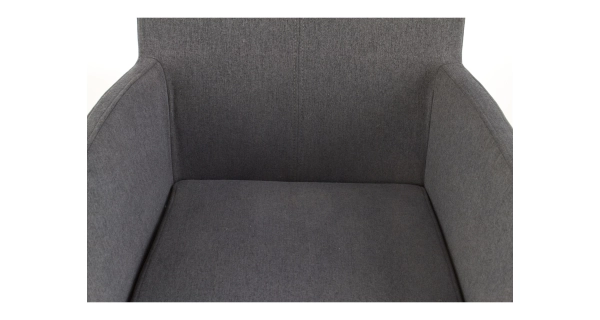 Křeslo KUPERUS, tmavě šedá