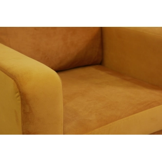 Křeslo LEITO, žluté