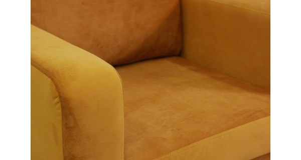 Křeslo LEITO, žluté