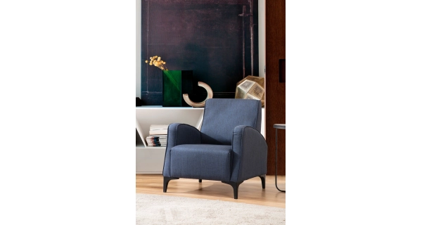 Křeslo LINSON, modrá