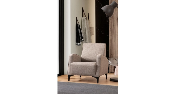 Křeslo LINSON, světle hnědá