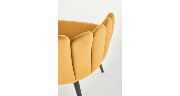 Křeslo MACHESNA, hořčicová
