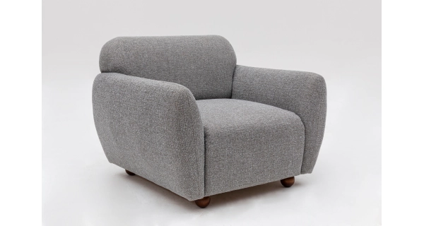 Křeslo MALMIR, světle šedá