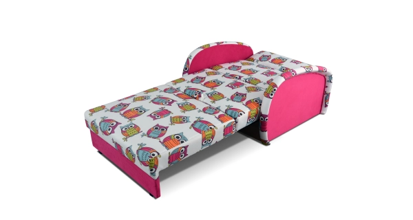 Křeslo MIMAS I - B, tmavě hnědá látka/hnědá látka