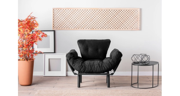 Křeslo NALDAL, černá