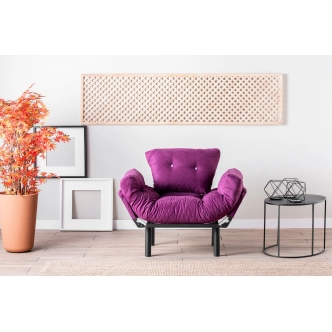 Křeslo NALDAL, fialová