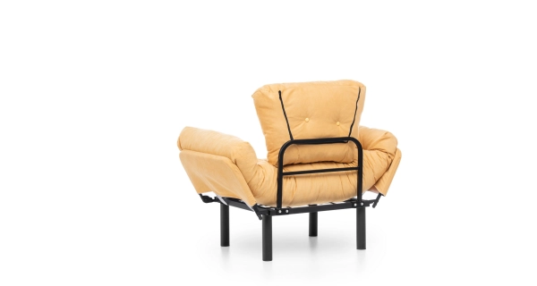 Křeslo NALDAL, hořčicová