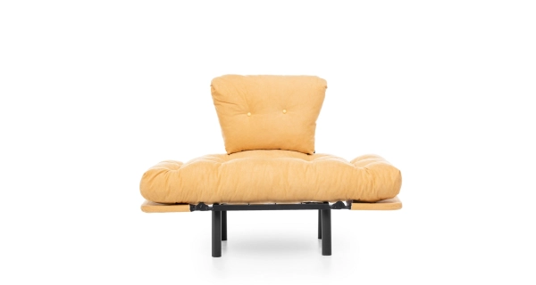 Křeslo NALDAL, hořčicová