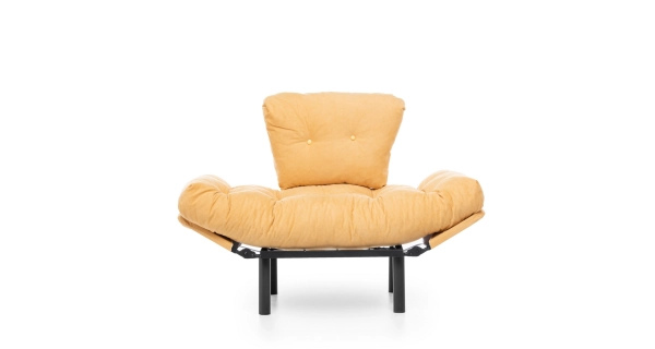 Křeslo NALDAL, hořčicová