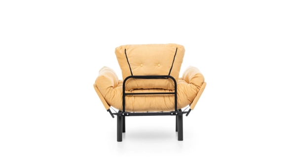 Křeslo NALDAL, hořčicová