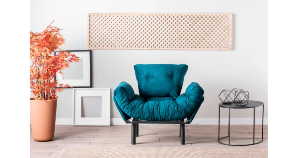 Křeslo NALDAL, petrolejová