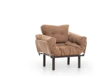 Křeslo NALDAL, světle hnědá