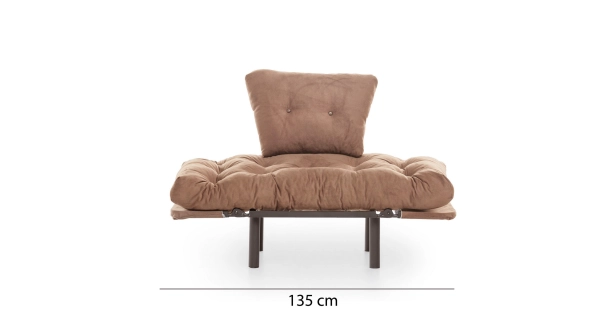 Křeslo NALDAL, světle hnědá