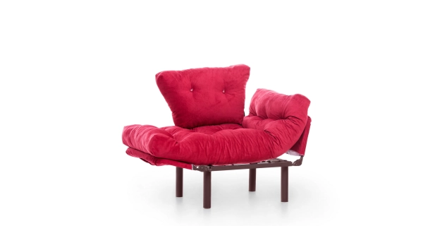 Křeslo NALDAL, vínově červená