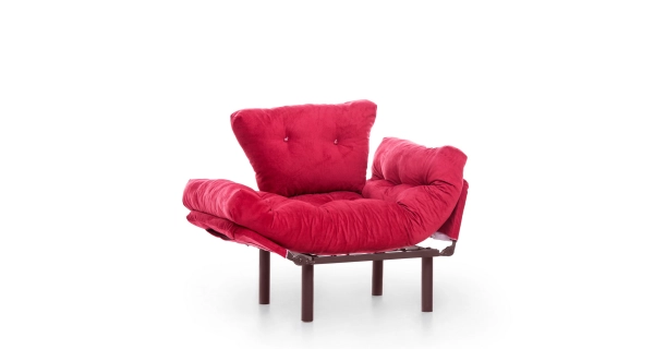 Křeslo NALDAL, vínově červená