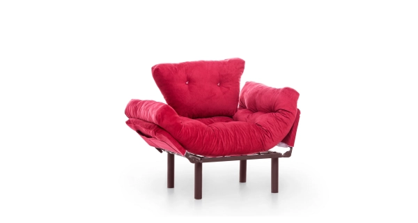 Křeslo NALDAL, vínově červená