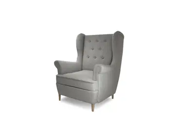 Křeslo ORBEA, světle šedá látka