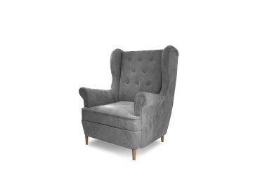 Křeslo ORBEA, tmavě šedá látka