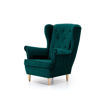 Křeslo ORBEA, zelená látka