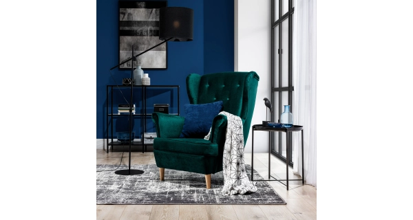 Křeslo ORBEA, zelená látka