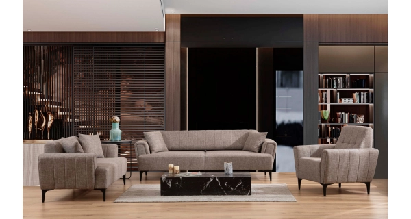 Křeslo REMLIS, světle hnědá