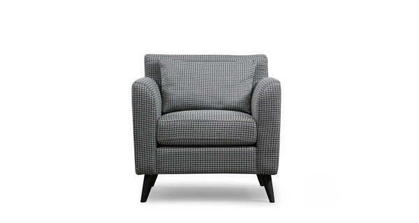 Křeslo REMMIR, černá/bílá