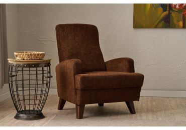 Křeslo REMOLA, hnědá